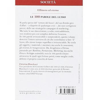 Le 100 parole del lusso