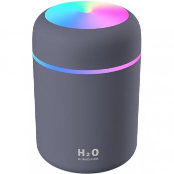 Humidificador portátil para coche 300ml, ambientador con luz nocturna LED de 7 colores