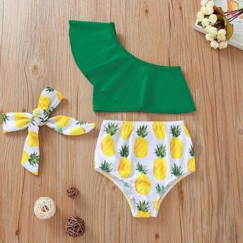 Pineapple Splash Kid Bikini Set