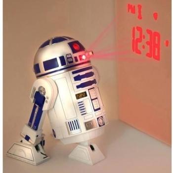 Despertador Star Wars con proyector y sonidos R2-D2