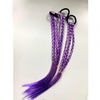 Accessoire cheveux élastiques à motif fleur et bonbons