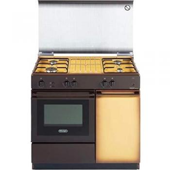 De Longhi SGGK854NED Smart Cucina Da Accosto CM86 4 Fuochi a Gas Marrone