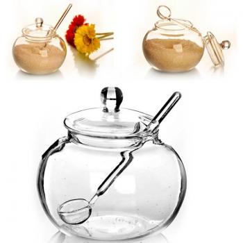 250ml Glass Cylinder Jar for Sugar and Spice