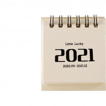 Black & White Dual‑Day Desk Calendar