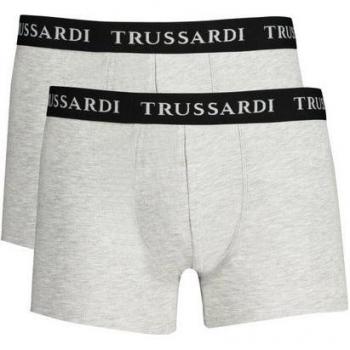 Gray Cotton Men’s Boxer Briefs – XXL (Trussardi)