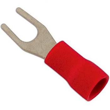 Fork Terminal 3.7mm Red Pk 100 - Connect 30150