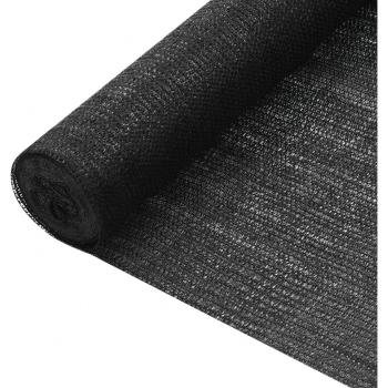 Pare-vue de Jardin Noir 3,6x10 m PEHD 75 g/m²