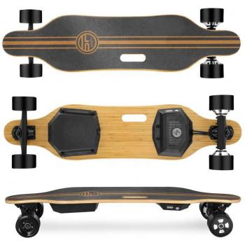 Spokey E-LONGBAY Elektrický longboard s batériou 4 Ah