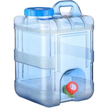 Cubo de almacenamiento de agua de 15L con tapa