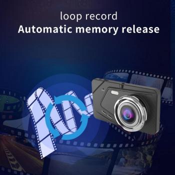 4-Zoll Bildschirm Auto Recorder 1080p mit Weitwinkel