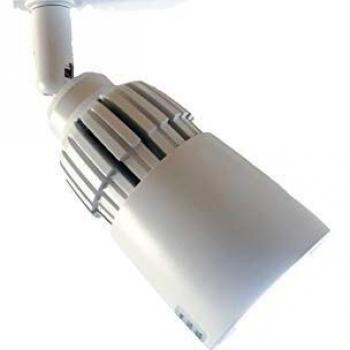 Faro Lampada Led Da Soffitto Parete Muro 10W Bianco Neutro Carcassa Bianca Angolo Luce Regolabile Da 24 a 60 Gradi 220V