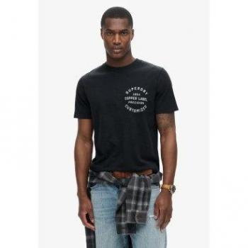 Superdry T-shirt corta Copper Label Chest Jet Black XL