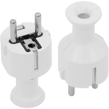 Set de 5 puertos eléctricos Awtools WT‑40 blanco para uso doméstico e industrial