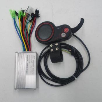 36V 48V 250W/350W E-Bike Controller with LCD Display and Thumb Throttle