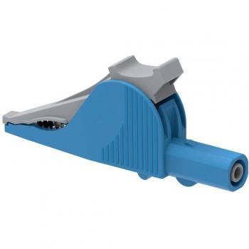 Pince crocodile enfichable - Electro PJP - 5066-IEC-CD1-Bl - 4 mm - CAT III 1000 V - CAT IV 600 V