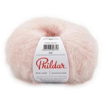 Pelote Mohair PHIL CHIC - 25gr - Nude Rose