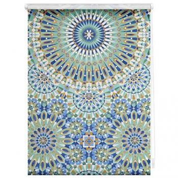 Seitenzugrollo Rollo Klemmfix, ohne Bohren, Verdunkelung, Orientalische Muster