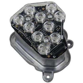 Indicador Bi‑LED para Faro Lateral Izquierdo en 5 Series F10/F11 (Plata)
