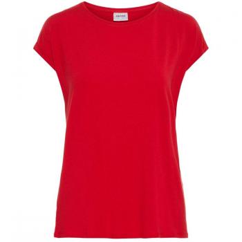 Camiseta Vero Moda Vmava Plain SS Top Ga Noos, Mujer, Rojo Chinese Red, Talla 42