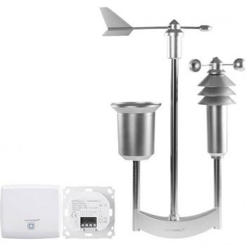 Homematic IP Smart Home Wetterstation mit Wettersensor und Rollladensteuerung