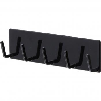 Yamazaki Jitsugyo Tower Magnet Hook – Black Bathroom Storage 18 mm × 3 mm × 5 mm