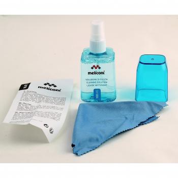 Meliconi Blue100 Soluzione Detergente Multiuso 100 ml con Panno in Microfibra