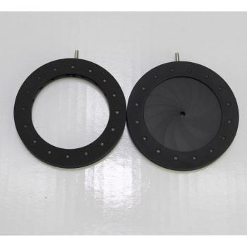 Apertura Diafragma Iris 1.5‑37 mm con Zoom Ajustable