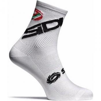 Chaussettes de vélo sport lettre bas, longueur mi-mollet