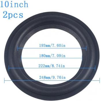 5 Elastic Rubber Ring Speaker Surround Repair Foam Woofer Edge