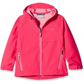 Columbia Cascade Ridge Chaqueta Softshell Impermeable con Capucha, Aislamiento térmico sintético Hi-Loft, Niño, Naranja