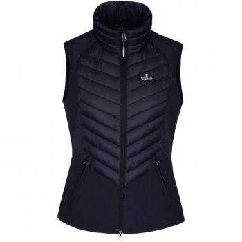 Kingsland Damen Weste Classic Hybrid Softshell Reitweste XS – Marineblau
