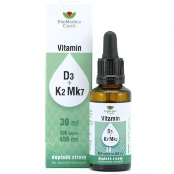 EKOMEDICA Vitamín D3+K2 Mk7 30ml