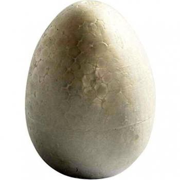 OEUFS EN POLYSTYRÈNE H:8 CM 5 PIÈCES
