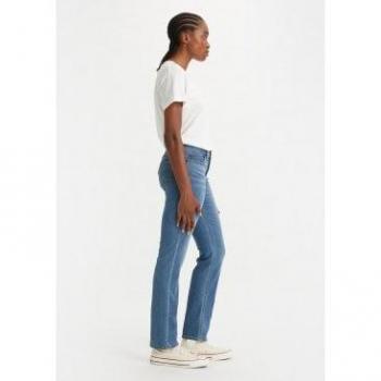 Jeans Levi's 314 Shaping Straight mujer azul