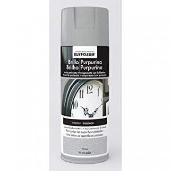 Spray Purpurina Brillante 400ml Plata Rust-Oleum
