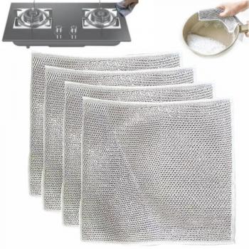 Ensemble de 4 chiffons de lavage en fil