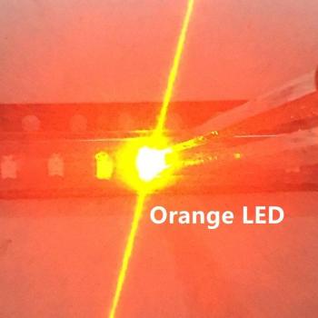 100pcs 3V SMD Orange Light Diodes
