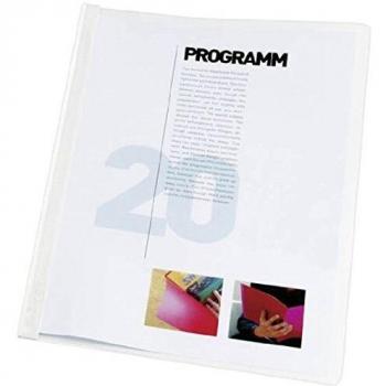 Durable 225002 - Durabind, Sistema Per La Rilegatura Permanente Di Documenti E Fascicoli, Capacità 30 Fogli, Formato A4, Bianco, Confezione Da 25 Pezzi