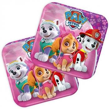 Paw Patrol Farbiger Papier-Party-Teller 8×18 cm