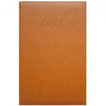 Terminkalender Kalenderjahr - DAILY 24 PRESTIGE - Tagesplaner - 16x24 cm - Brand - Jahr 2024