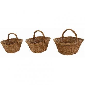 Set di Ceste Viminiche European – Giovanni Ovale (3 pezzi)