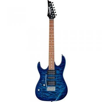 Ibanez Gio GRX70QAL Left-Handed Electric Guitar, Rosewood Fingerboard, Blue Burst