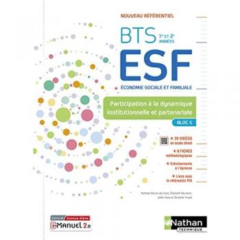 Participation à la dynamique institutionnelle et partenariale Bloc 5 BTS ESF 1ère et 2ème années - 2