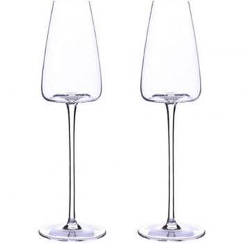 2Pcs Burgundy Wine Glasses
