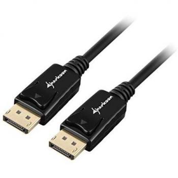 Sharkoon Displayport Kabel 1.3 (Stecker zu Stecker), 4K, 1m