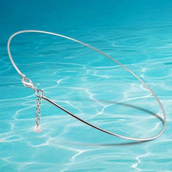 Rose Gold Silver Collar Rope Chain Silver Jewelry accessories