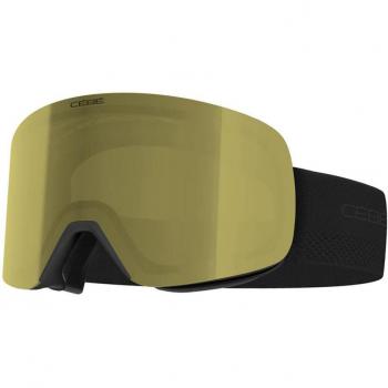 Cébé Striker 2 – Masque Noir S/M avec Lentille Miroir Or Cat. 3