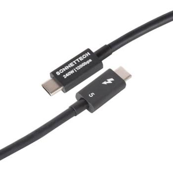 Thunderbolt 4X 0.30 m Ultra‑Fast 80 Gb/s Connector – Matte Black