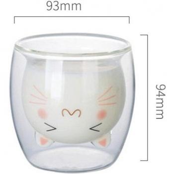 Transparante Handgemaakte Thee Drinken Cup 200ML