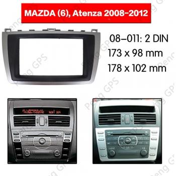 Kit Adaptación Radio 2 DIN para MAZDA (6) Atenza con Marco Fascia Audio FI